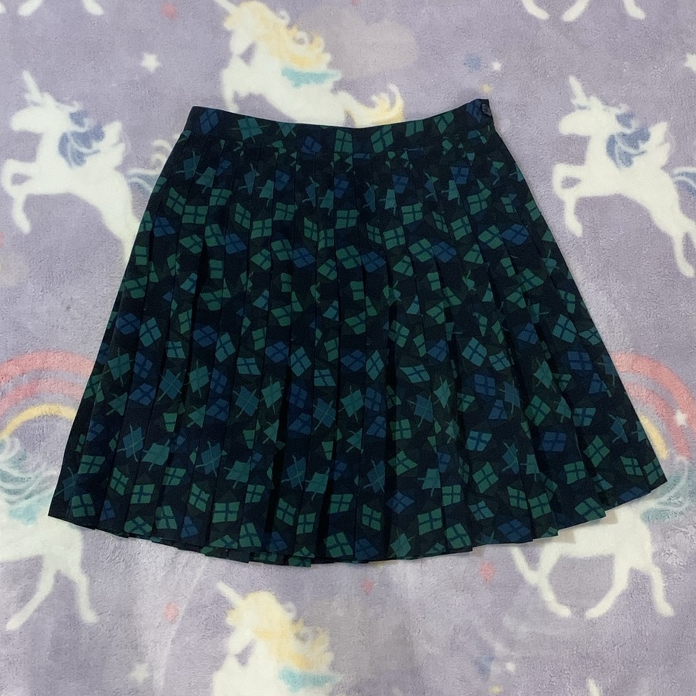 Vintage 80's 90's Express Plaid Tennis Skirt